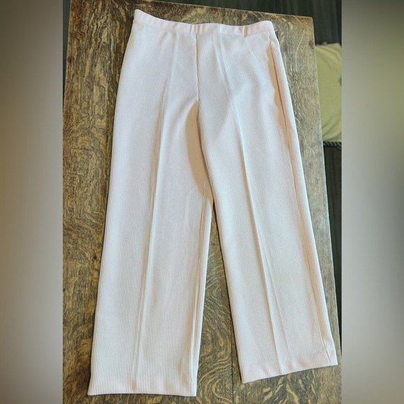 Vintage 70s Pinstripe High Waist Wide Leg Pant - Picture 4 of 16